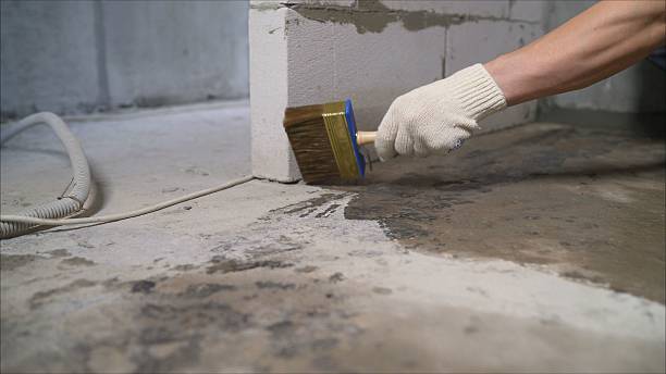 Crawl space vapor barrier installation in Hingham, WI